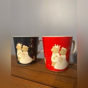 Konig-Krone‎ Collection Japan Set of Wedding Mugs - Japan's Bakery - Teddy Bears